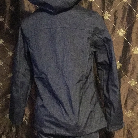 NWOT FREE TECH DARK GRAY/BLACK ZIP HOODED JACKET - Picture 5 of 8